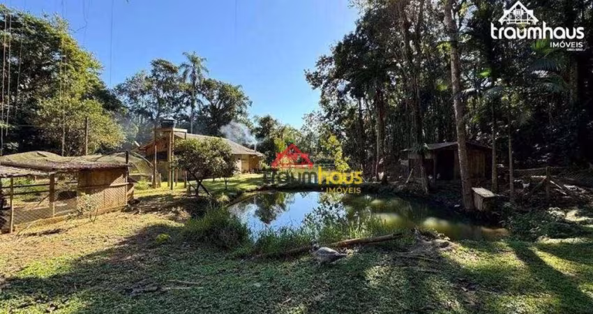 Sítio com 4 dormitórios à venda, 40000 m² por R$ 890.000,00 - Rega Dois - Pomerode/SC