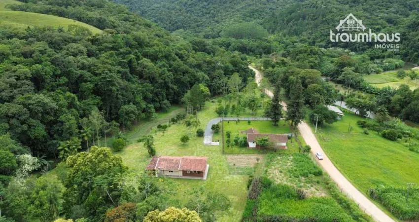 Sítio à venda, 90 m² por r$ 2.950.000,00 - encano central - indaial/sc