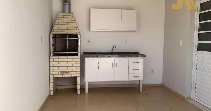 Apartamento com 3 dormitórios para alugar, 125 m² por R$ 3.340,00/mês - Dom Bosco - Jaguariúna/SP