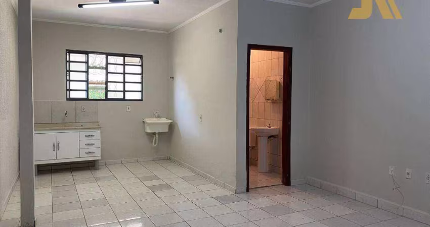 Casa com 1 dormitório para alugar, 40 m² por R$ 1.140,00/mês - Jardim Haruji - Jaguariúna/SP