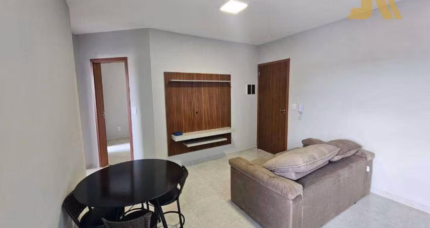 Apartamento com 2 dormitórios para alugar, 50 m² por R$ 2.810,00/mês - Jardim Santo Antônio - Jaguariúna/SP