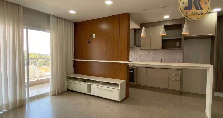 Apartamento com 2 dormitórios para alugar, 78 m² por R$ 3.903,50/mês - Nova Jaguariúna III - Jaguariúna/SP