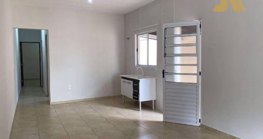 Casa com 2 dormitórios para alugar, 60 m² por R$ 1.500,00/mês - Loteamento Residencial Reserva da Barra - Jaguariúna/SP