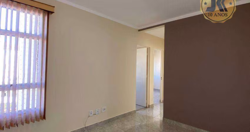 Apartamento com 2 dormitórios para alugar, 47 m² por R$ 1.600,00/mês - Quinta das Pitangueiras - Jaguariúna/SP