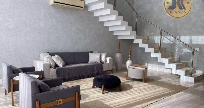 Casa com 4 dormitórios em Condomínio para alugar, 292 m² por R$ 13.136/mês - Jardim Primavera - Jaguariúna/SP