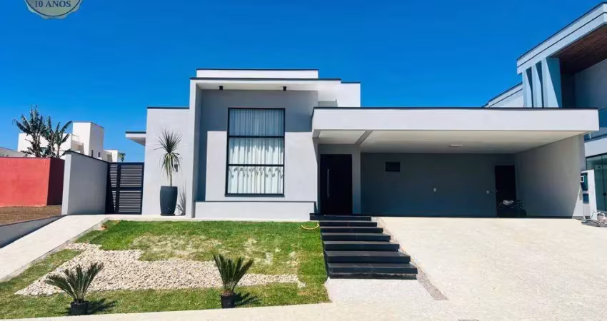 Casa à venda em jaguariúna, condomínio residencial lago da barra, com 2 suítes, com 200 m²