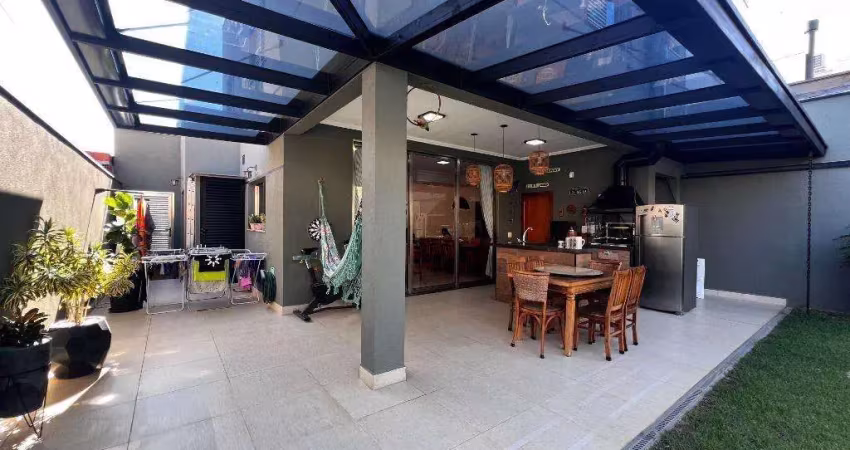 Casa à venda em jaguariúna, condominio panini, com 3 quartos, com 208 m², condomínio panini