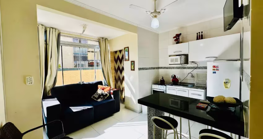 Lindo apartamento 1 dormitório térreo em capão novo, apenas 150m do mar