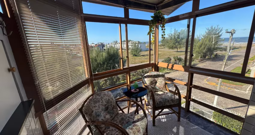 Lindo apartamento 1 dormitório em capão novo, com vista para o mar