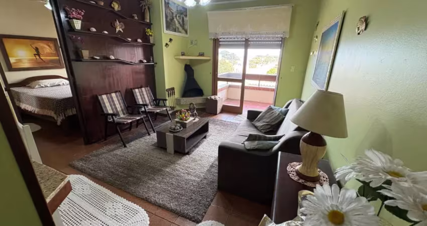 Barbada, apartamento de 1 dormitórios com box coberto em capão novo