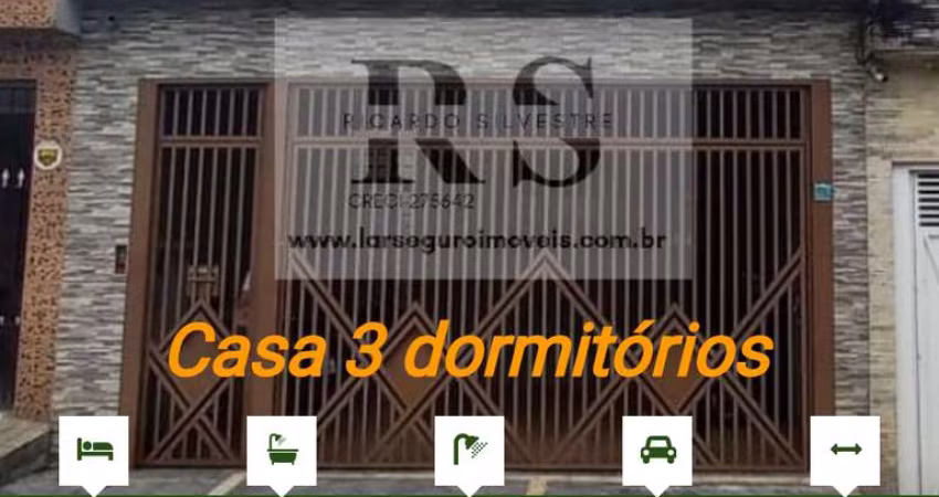 Casa 3 dormitórios para Venda em São Paulo, Vila Ema, 3 dormitórios, 1 suíte, 4 banheiros, 2 vagas