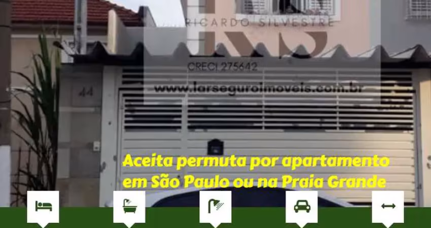 Sobrado para venda em são paulo, vila brasilina, 3 dormitórios, 1 suíte, 2 banheiros, 2 vagas