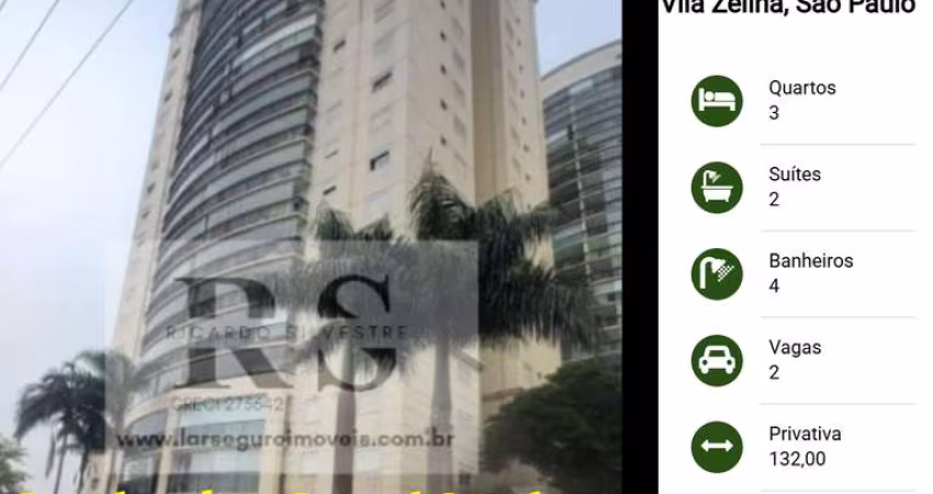 Apartamento 3 dormitórios para Venda em São Paulo, Vila Zelina, 3 dormitórios, 2 suítes, 4 banheiros, 2 vagas