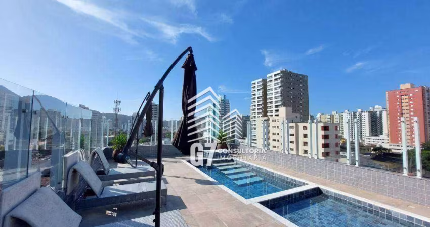Apartamento com 1 dormitório à venda, 41 m² por R$ 349.000,00 - Canto do Forte - Praia Grande/SP