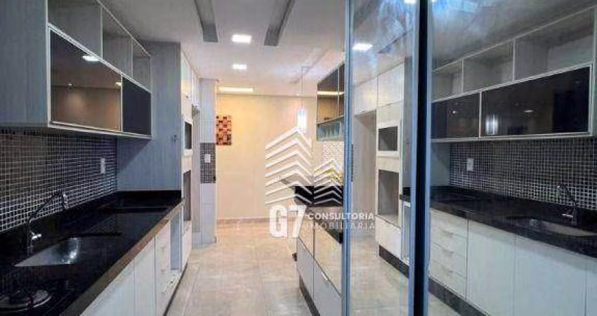 Apartamento com 3 dormitórios à venda, 120 m² por R$ 895.000,00 - Canto do Forte - Praia Grande/SP