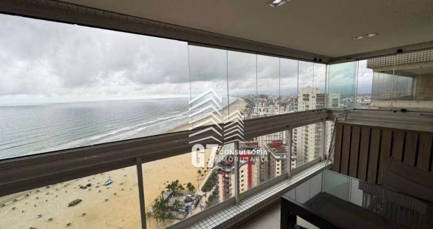 Apartamento com 2 dormitórios à venda, 72 m² por R$ 1.050.000,00 - Vila Guilhermina - Praia Grande/SP