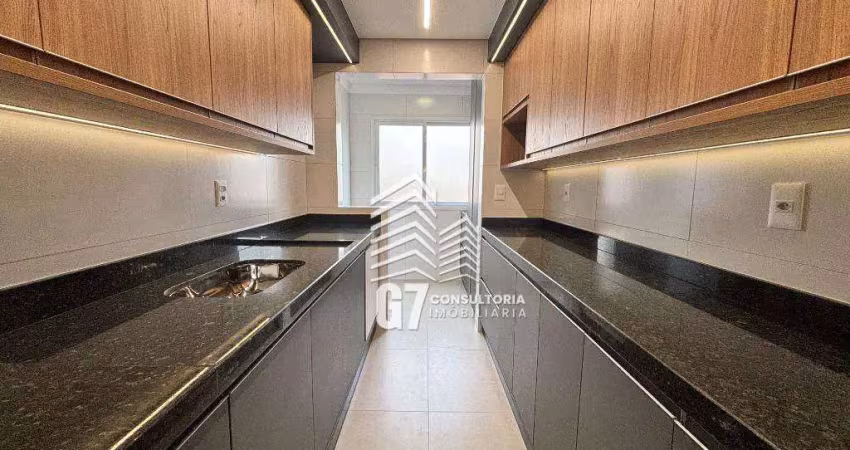 Apartamento com 2 dormitórios à venda, 79 m² por r$ 715.410,00 - boqueirão - praia grande/sp