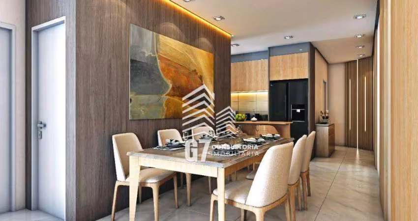 Apartamento com 2 dormitórios à venda, 77 m² por r$ 654.585 - jardim imperador - praia grande/sp