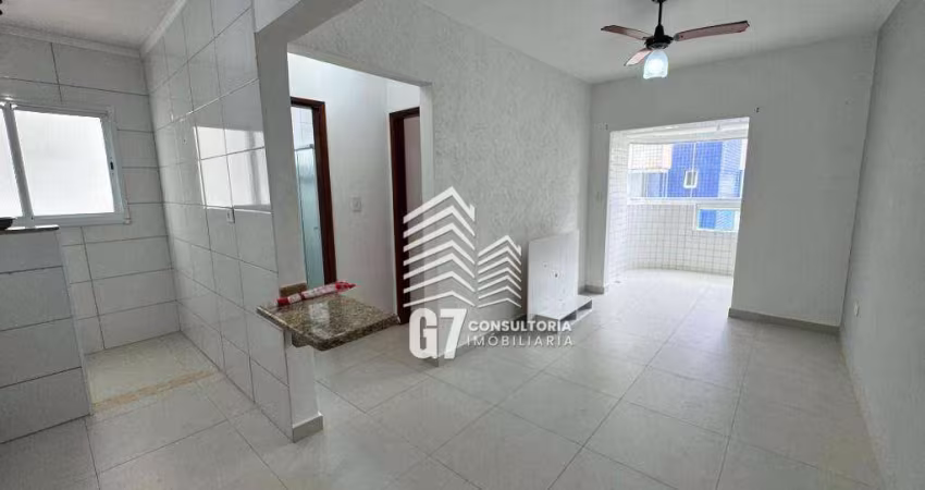 Apartamento com 1 dormitório à venda, 42 m² por R$ 360.000 - Maracanã - Praia Grande/SP