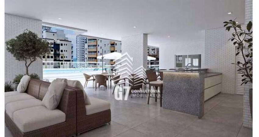 APARTAMENTO COM 3 DORM EM PRAIA GRANDE - AVIAÇÃO COM ÁREA DE LAZER COMPLETISSIMA