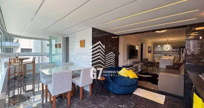 APARTAMENTO PORTEIRA FECHADA EM PRAIA GRANDE - GUILHERMINA