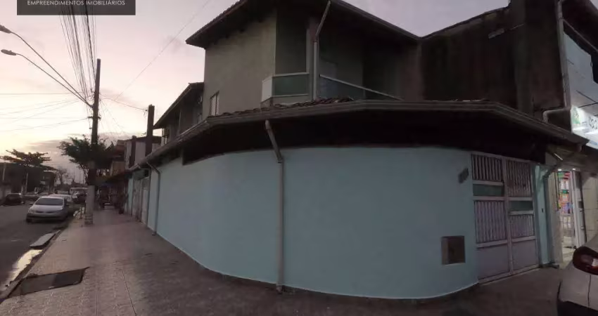 Casa com 2 dormitórios, 60 m² - venda por r$ 350.000,00 ou aluguel por r$ 1.400,00/mês - vila antártica - praia grande/sp