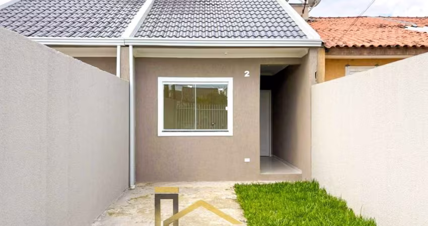 Casa à venda em Curitiba-PR, bairro Campo de Santana: 2 quartos, 1 sala, 1 banheiro, 1 vaga, 44m² de área