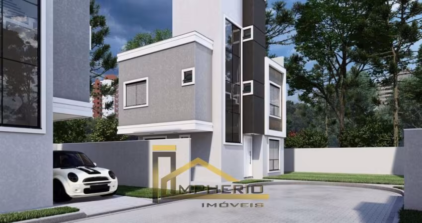 Imperdível! Casa em condomínio à venda em Curitiba-PR, bairro Uberaba: 3 quartos, 1 suíte, 1 sala, 3 banheiros, 2 vagas, 105,53 m².
