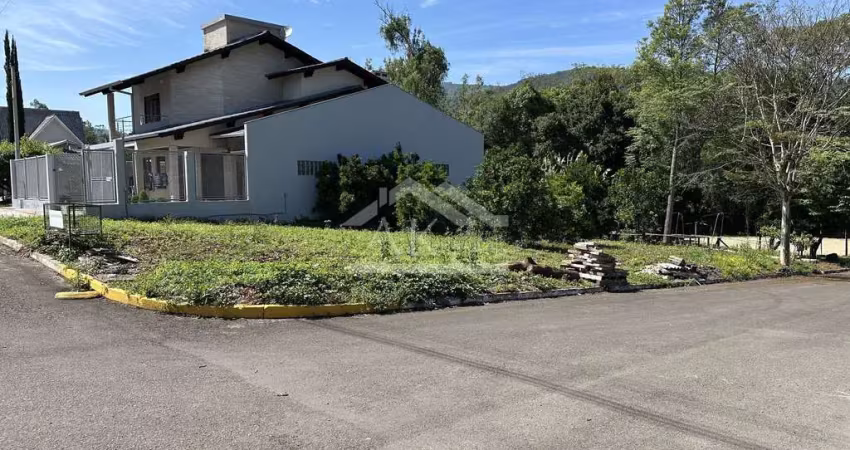 Terreno de esquina à venda no centro de picada café na serra gaúcha