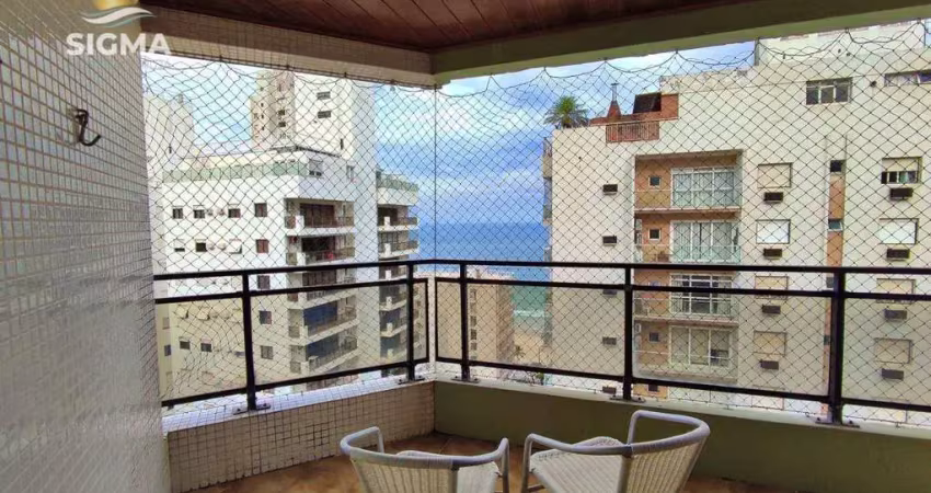 Apartamento com 3 quartos sendo 2 suítes à venda na praia das pitangueiras, guarujá/sp.