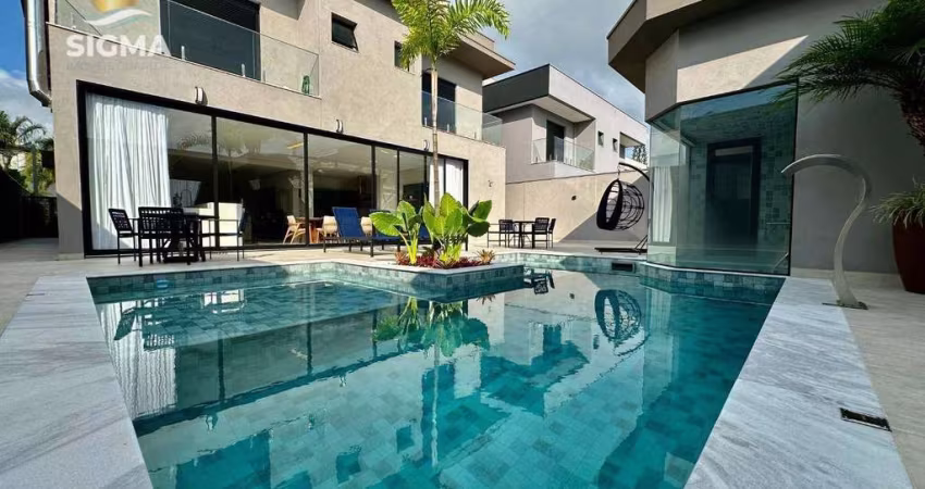 Casa com 6 Suítes à venda, 473 m² por R$ 5.500.000 - Jardim Acapulco - Guarujá/SP