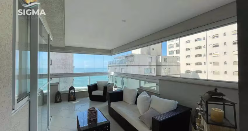 Vista mar - apartamento com 3 dormitórios à venda, 150 m² - jardim astúrias - guarujá/sp