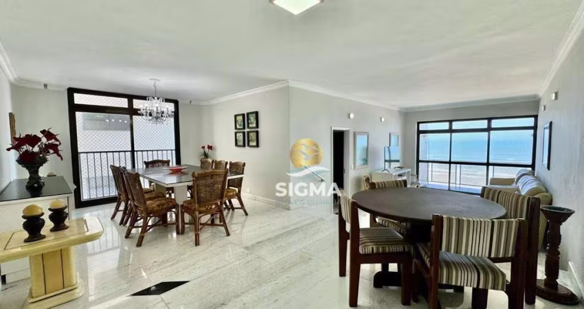 Apartamento com 3 dormitórios sendo 1 suíte à venda, 190 m² por R$ 1.800.000 - Pitangueiras - Guarujá/SP