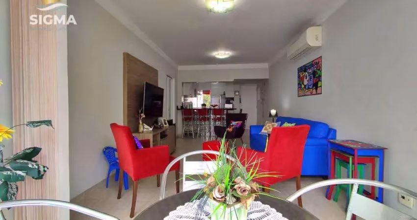 Vista mar - apartamento à venda com 2 dormitórios - 1 vaga - pitangueiras - guarujá/sp