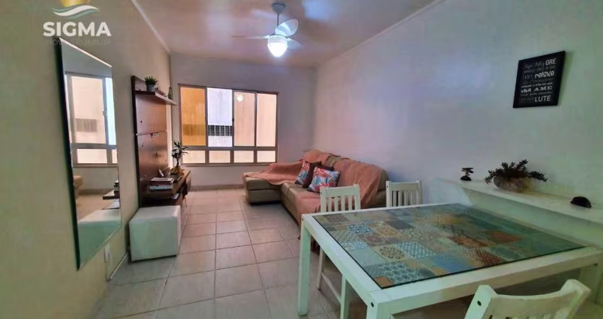 Apartamento com 1 dormitório à venda, 50 m² por R$ 380.000,00 - Pitangueiras - Guarujá/SP
