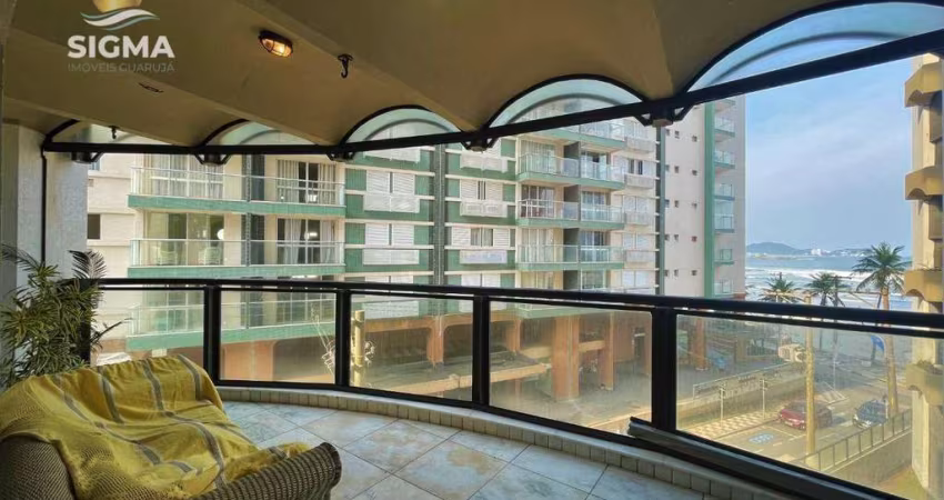 Frente mar - Apartamento à venda com 3 suítes - Condomínio com lazer - 2 vagas - Jardim Astúrias - Guarujá/SP