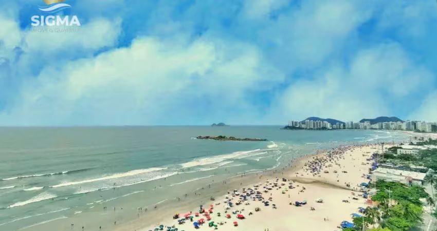 Apartamento na praia frente ao mar 4 suítes sacada 1 vaga pitangueiras guarujá.