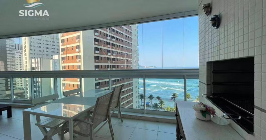 Frente mar - Apartamento com 2 dormitórios - Condomínio com lazer completo - 2 vagas - Jardim Astúrias - Guarujá/SP