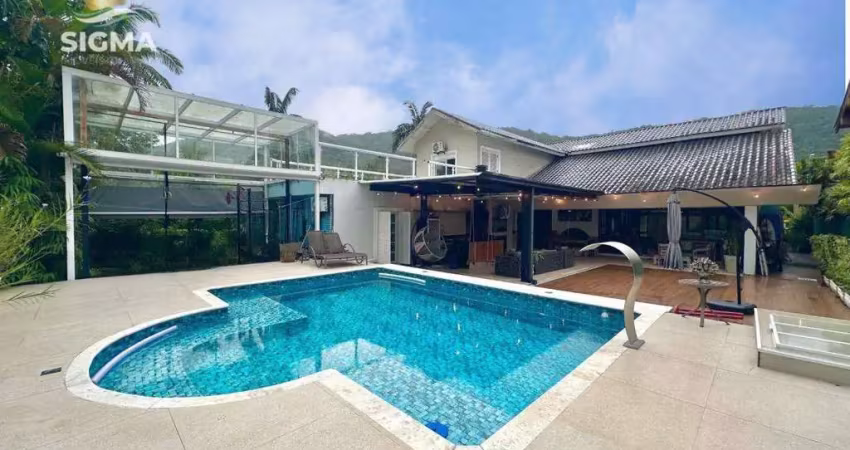 Casa com 7 quartos sendo 6 suítes à venda, 630 m² por r$ 2.900.000 - granville - guarujá/sp.