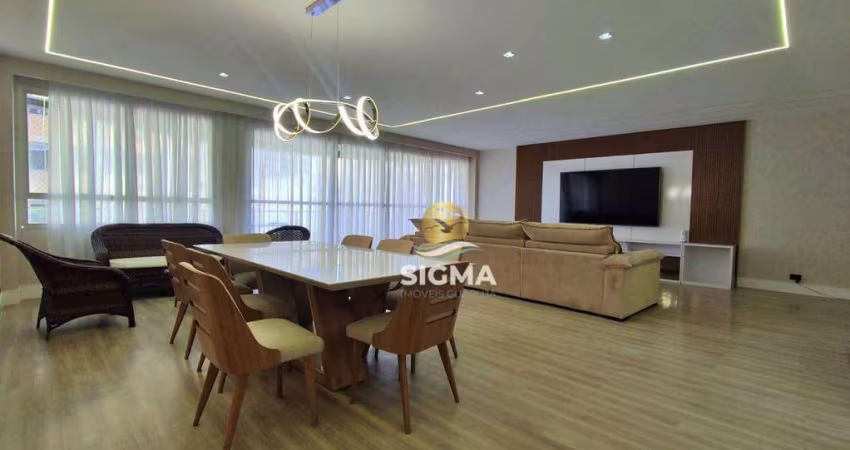 Apartamento com 5 dormitórios à venda, 225 m² por R$ 1.500.000,00 - Pitangueiras - Guarujá/SP