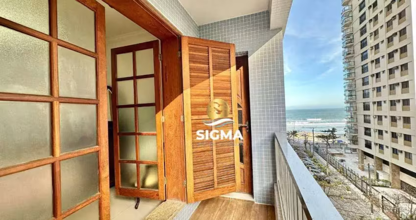 Apartamento com 2 dormitórios à venda, 60 m² por r$ 470.000,00 - pitangueiras - guarujá/sp