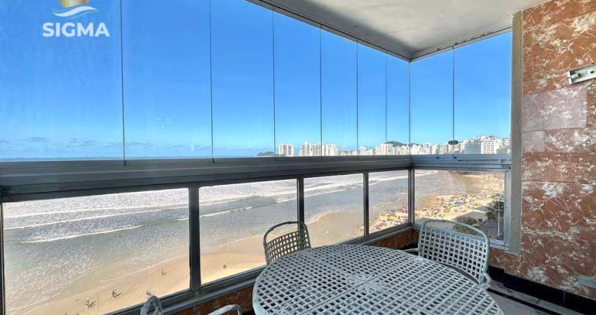 Apartamento com 3 dormitórios à venda, 162 m² por R$ 1.380.000,00 - Pitangueiras - Guarujá/SP
