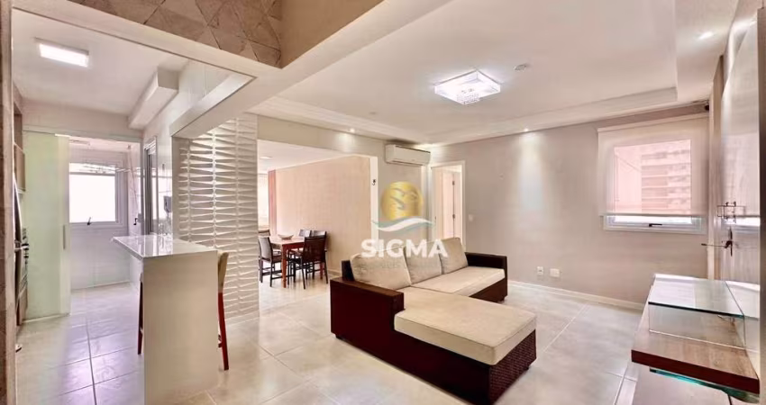 Apartamento com 3 quartos sendo 1 suíte à venda na Praia das Pitangueiras - Guarujá/SP.