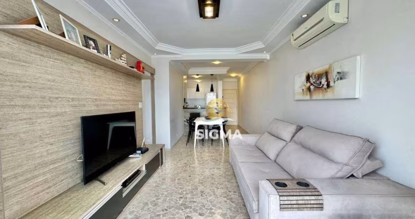 Apartamento com 3 dormitórios à venda, 90 m² por R$ 650.000,00 - Pitangueiras - Guarujá/SP