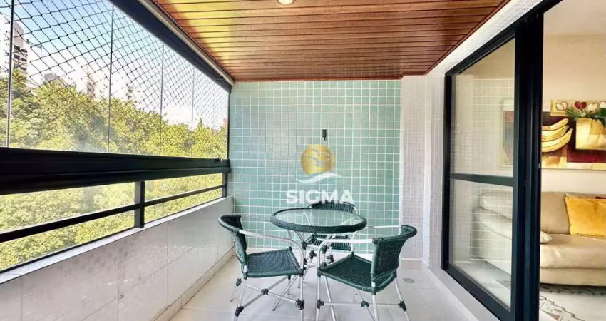 Apartamento com 3 dormitórios à venda, 100 m² por r$ 700.000,00 - pitangueiras - guarujá/sp