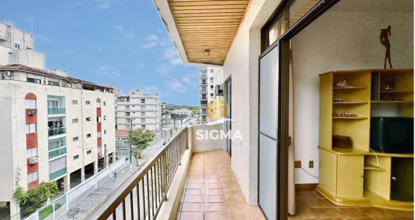 Apartamento com 3 dormitórios à venda, 100 m² por r$ 530.000,00 - jardim astúrias - guarujá/sp