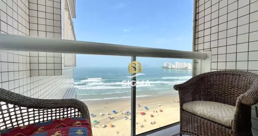 Apartamento com 2 dormitórios à venda, 100 m² por r$ 690.000,00 - pitangueiras - guarujá/sp