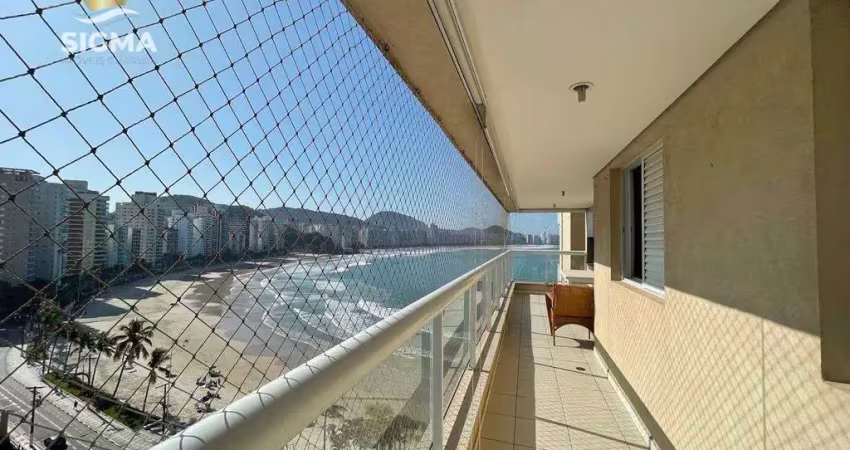Apartamento com 3 dormitórios à venda, 110 m² por r$ 1.320.000,00 - jardim astúrias - guarujá/sp