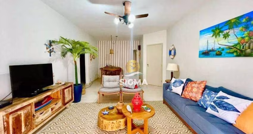 Apartamento com 3 quartos sendo 1 suíte à venda na Praia das Pitangueiras - Guarujá/SP.