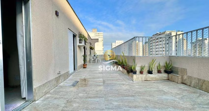Cobertura com 3 dormitórios à venda, 180 m² por R$ 650.000,00 - Pitangueiras - Guarujá/SP